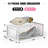 15 Pack Shoe Storage Boxes, Clear Plastic Stackable Shoe Organizer For Closet, Connect Left And Right Shoe Boxes Case Container Bin For Entryway, Drop Front, Fit For Size 10 White