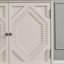 Buffet rétro en bois avec rangement géométrique 6 po et 33,6 po-2017691971