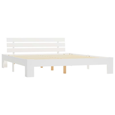 vidaXL Bed Frame Solid Pine Wood