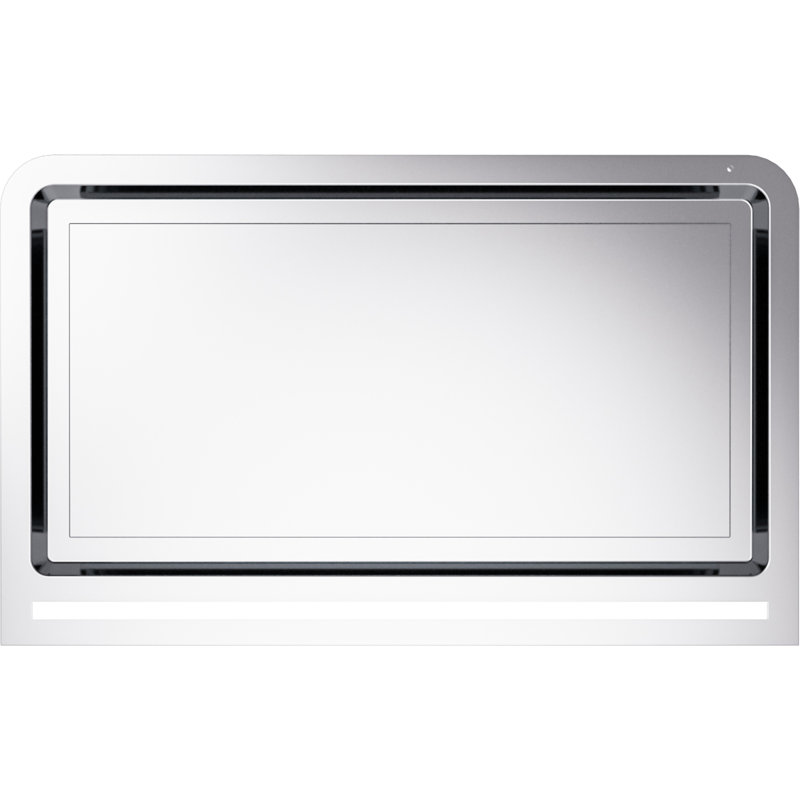 ILVE Panoramagic 36 in Range Hood, Matte Black/Satin