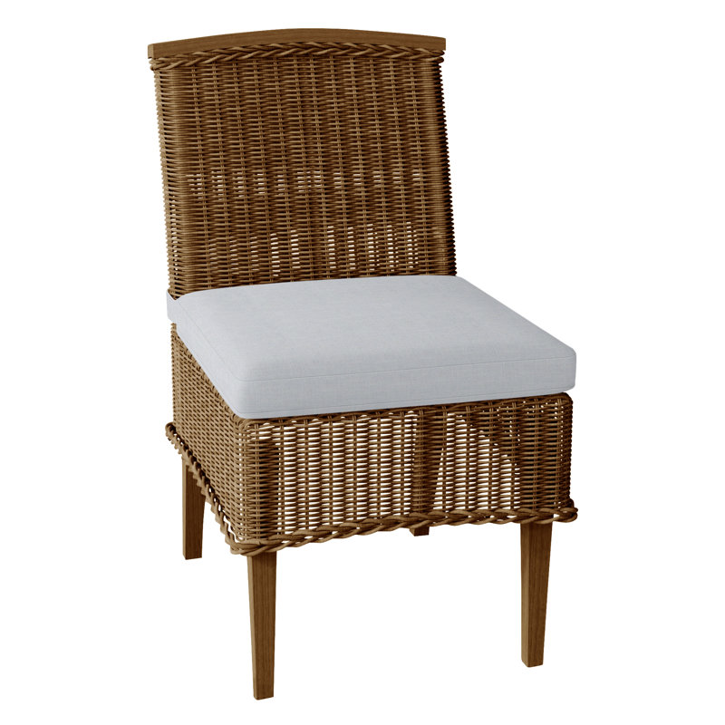 Chaise d'appoint Astoria Woven - Huître, Huître, Pas de soudure, Lin chambray