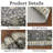 Area Rugs North African Boho Area Rug for Living Room – Machine Washable, Low Pile, Non-Slip Carpet for Living Room, Bedroom, Kitchen & Hallway,-1140364502