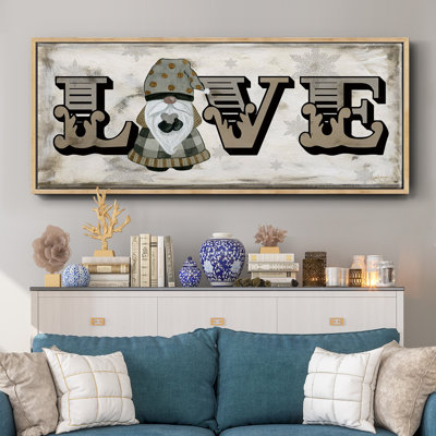 «Winter Wonderland Friend Love», toile encadrée