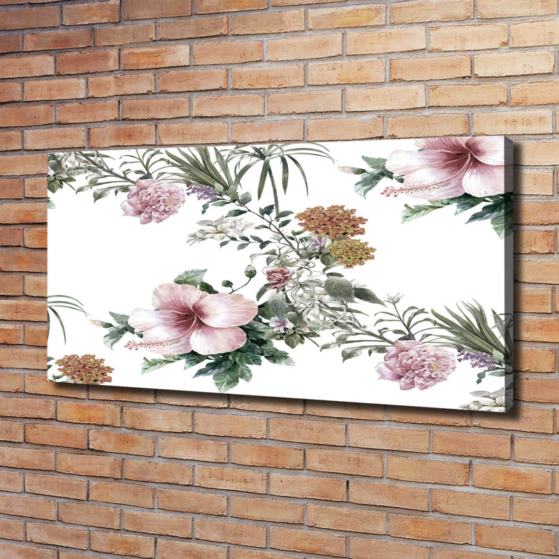 Floral Pattern - Wrapped Canvas Print