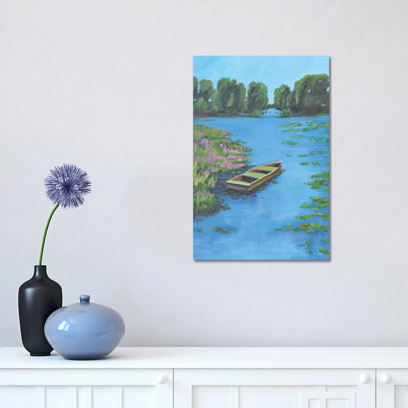 Boat Pond by Allayn Stevens - Wrapped Canvas Gallery-Wrapped Canvas Giclée, 30.48 cm H x 45.72 cm W
