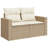 Vidaxl Garden Sofa Set Beige