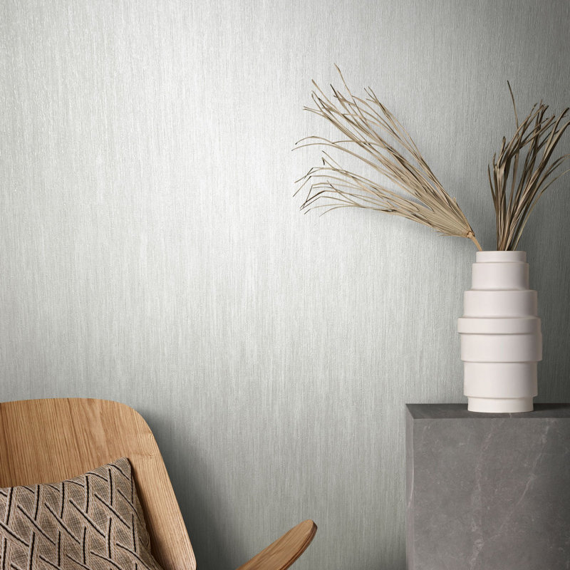 Rouleau de papier peint texturé Air Collection, Gris