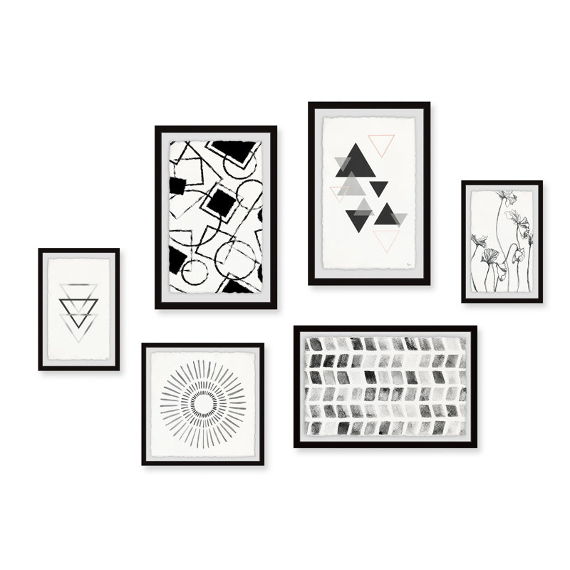 «Bold Geometric Hexaptych»