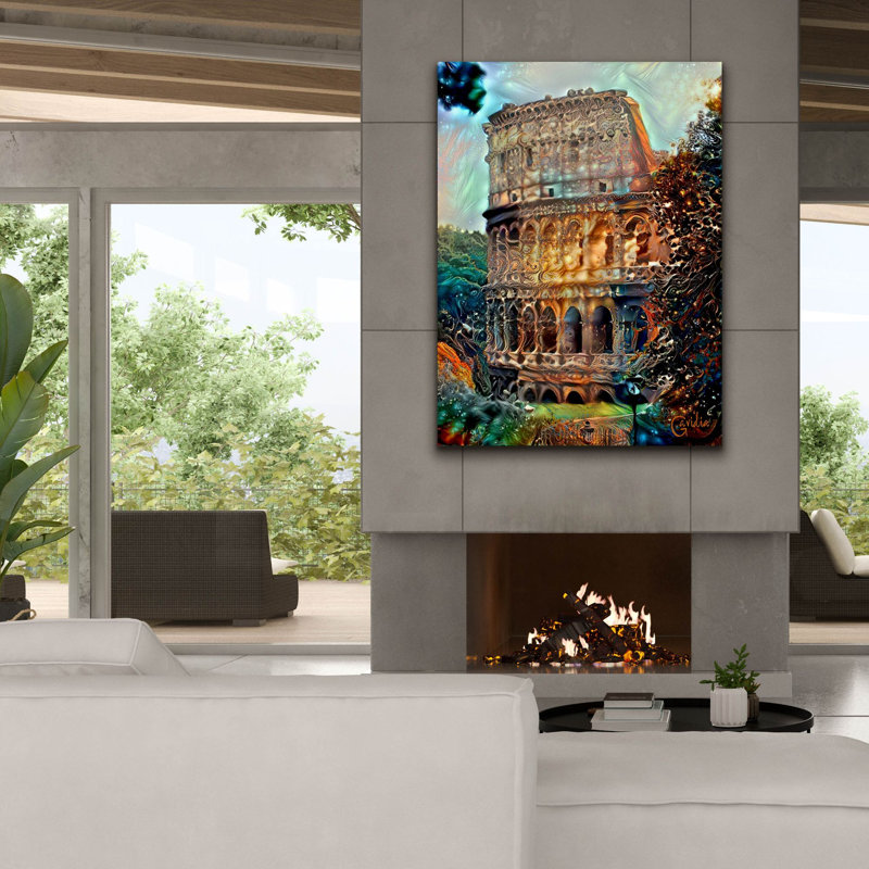 «Epic Graffiti», Rome, Italie, Colisée par Pierre Gavidia, impression sur toile tendue, H 54 po x l 40 po x P 1,5 po