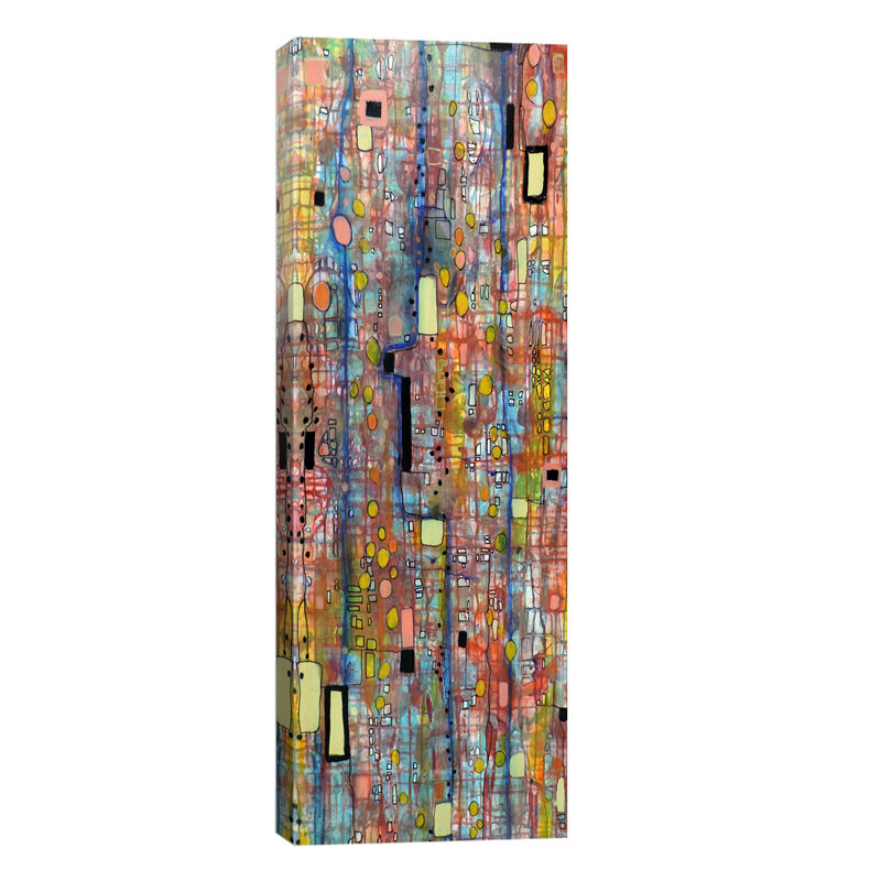 Nervures by Sylvie Demers - Wrapped Canvas Painting, 152.4 cm H x 50.8 cm W x 3.175 cm D