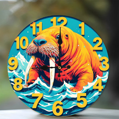 Walrus Wall Clock