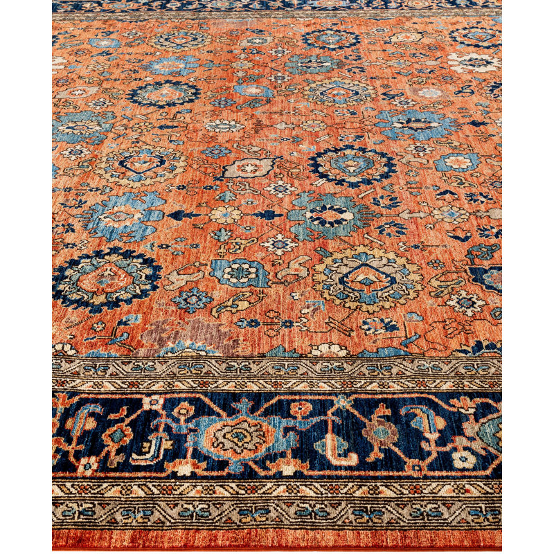 Serapi One-of-a-Kind 9' 0" X 11' 11" Hand Knotted Area Rug