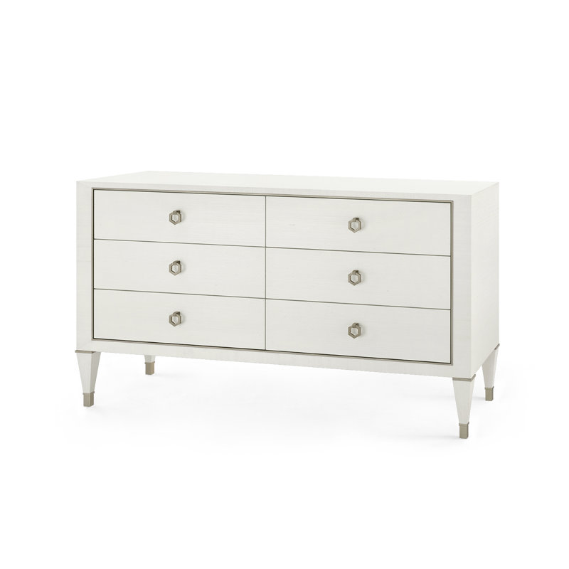 Morris Extra Large 6-Drawer, Sand White