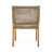 Decia Patio Modern Coastal PE Wicker Dining Chairs With Cushions