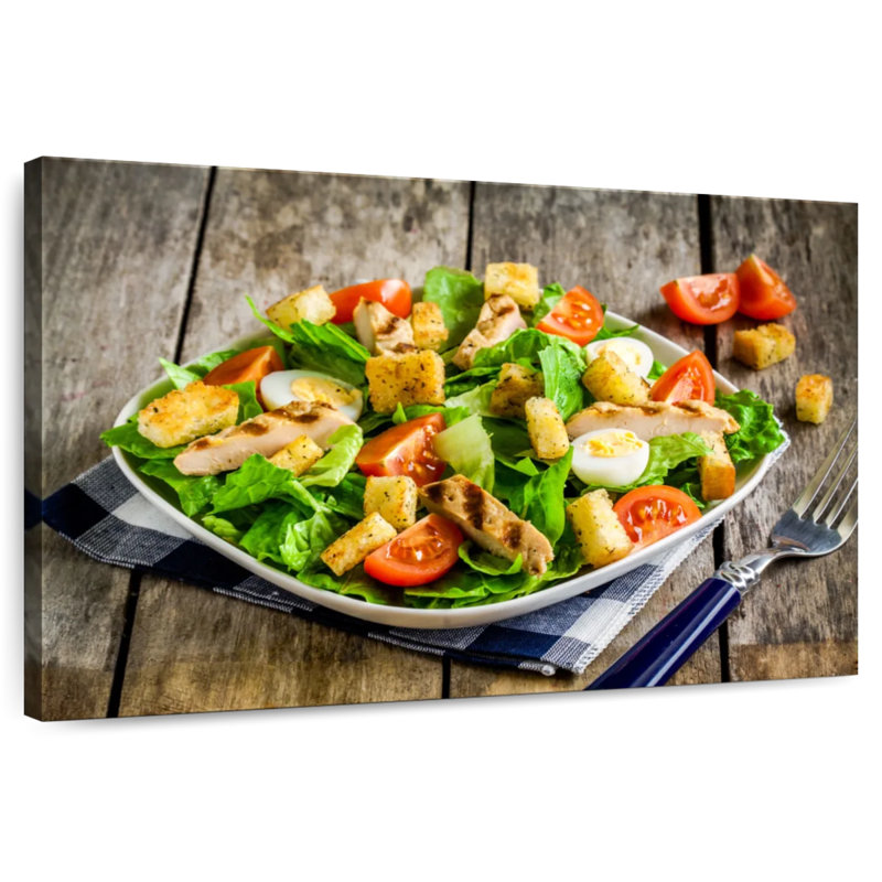 Yarlin Chicken Caesar Salad, 32" H x 48" W