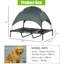 Lit pour chien surélevé de 48 po avec surmatelas amovible-312347193