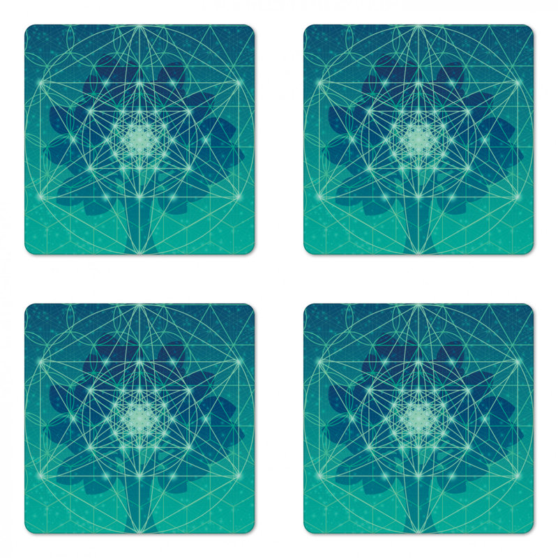 Square 4 Piece Coaster Set