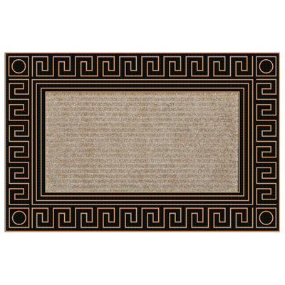 Bartel Non-Slip Geometric Outdoor Doormat
