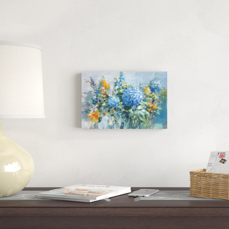 " August Garden " by Danhui Nai, 8" H x 12" W, Wrapped Canvas, No Frame