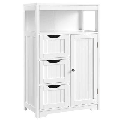 Brigit 22'' W x 34.1'' H x 11.5'' D Free-Standing Bathroom Cabinet
