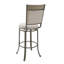 Tabouret pivotant rembourré Luker-428703685