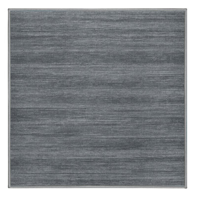 Machine Washable Solid Gray Area Rug