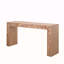 Console en bois rustique avec accents de bûches naturelles
