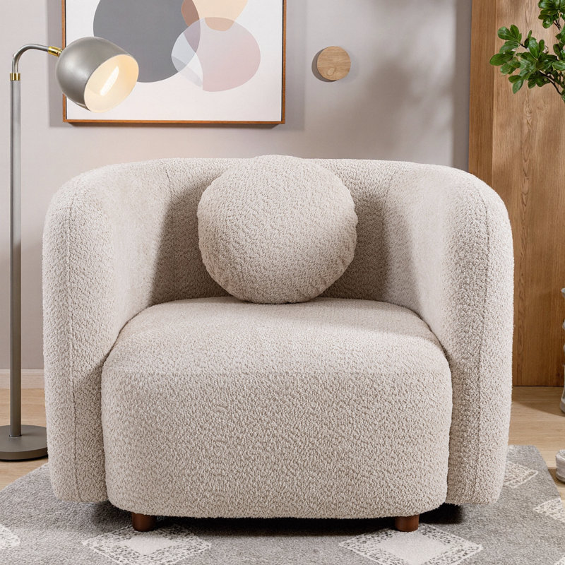 Fauteuil d'appoint Minimalist Boucle