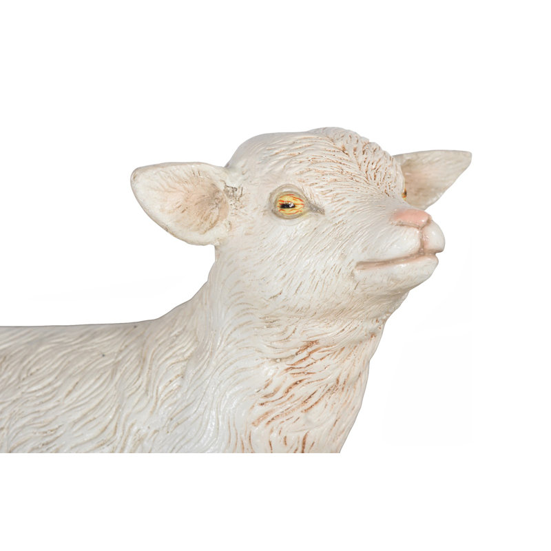 Sculpture de chèvre, pose, gelcoat