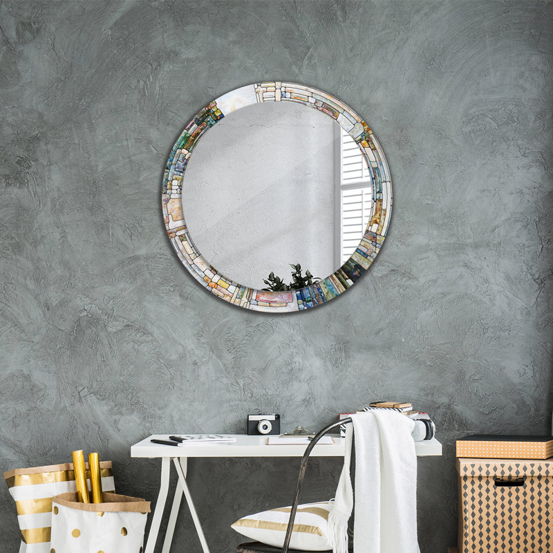 Huldar Glass Flat Wall Mirror