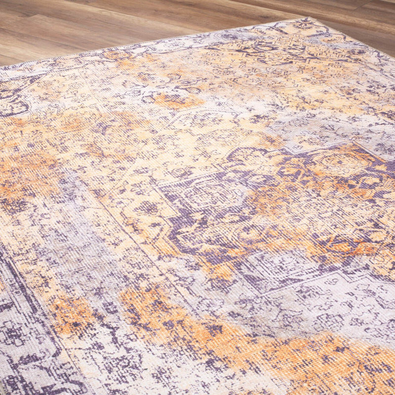 Premium 100% Polyester Area Rug, 6.9 x 10.2 ft | 1850 g/m², 0.2 in Pile Height | Recycled Poly Cotton Underside | Machine Washable at 30°C | Soft, Durable, Eco-Friendly Design for Modern Living Spaces