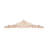 5-1/4 in x 24-3/8 in x 5/8 in Unfinished Wood Onlay Grape Vine Wood Applique-75104887