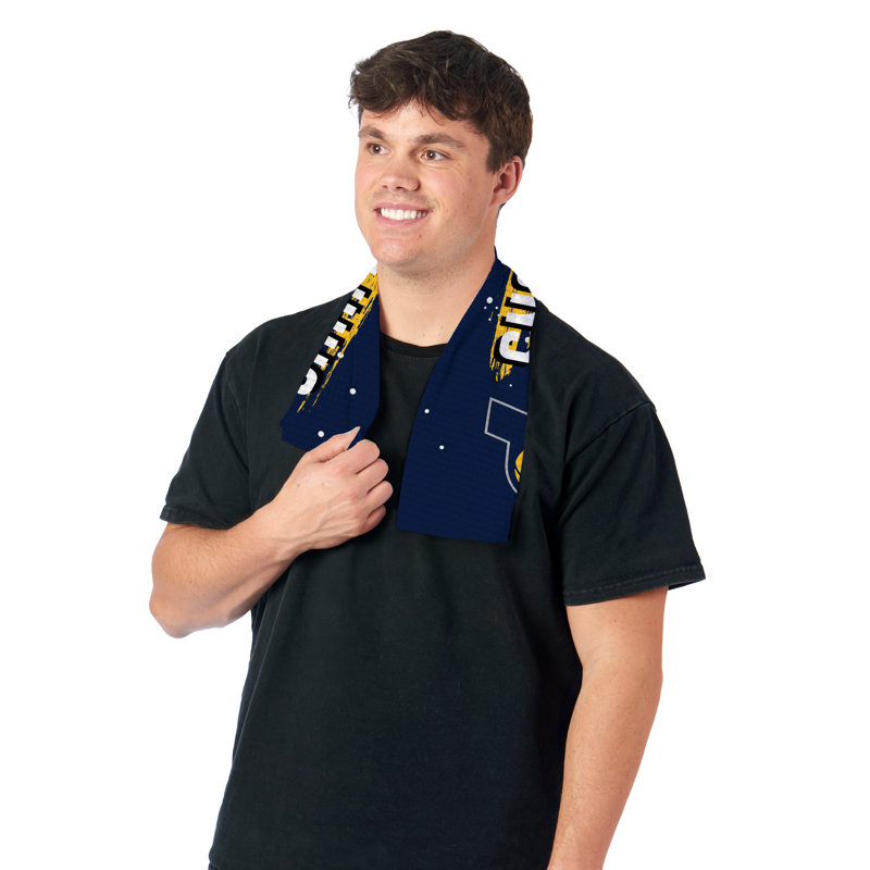 Serviette NBA Indiana Pacers Courtside Cooling, Bleu marine Indiana Pacers Courtside