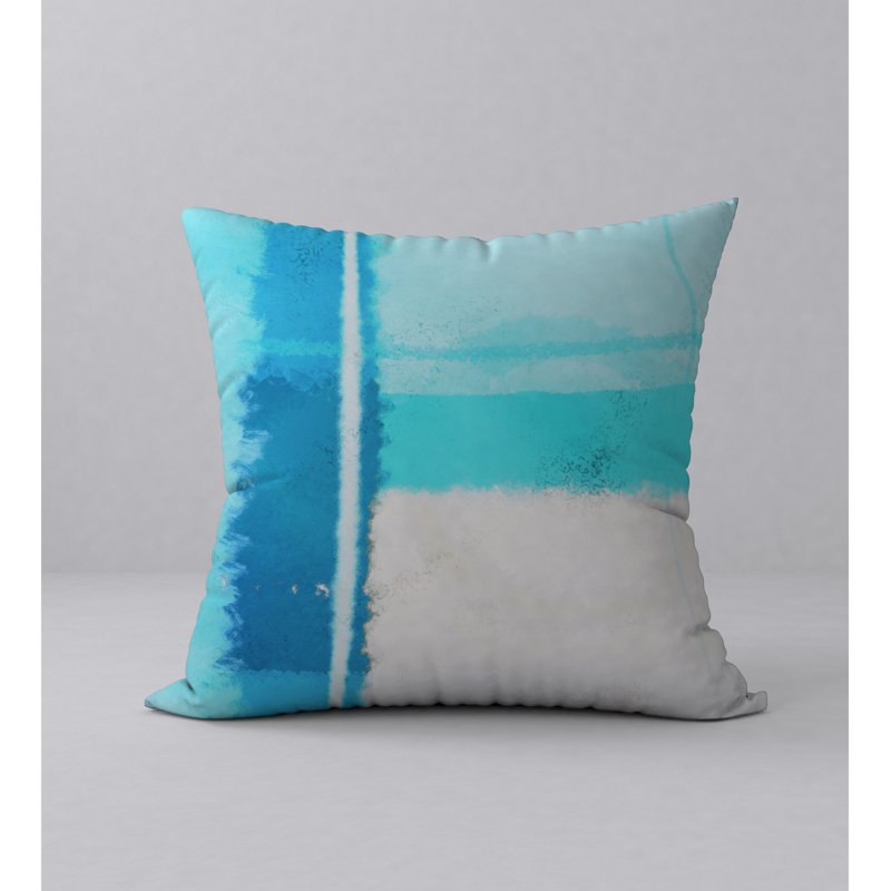 Leisure Abstract Reversible Throw Pillow, 18" x 18"