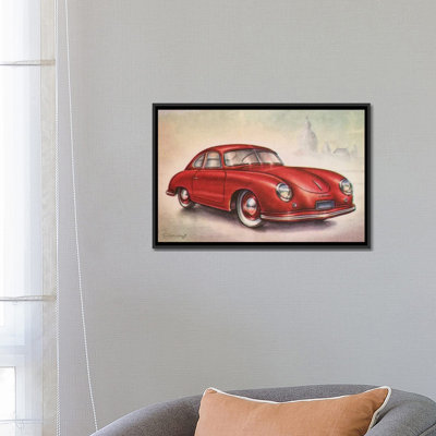 « 1952 porsche », reproduction d’art sur toile