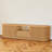 TV Stand For Tvs Up To 75", Sliding Fluted Door Media Console, Rounded Edge Design, Modern Farmhouse, Living Room-1454946470