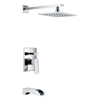 Mezzo Shower Panel with Rain Shower Head