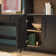 Sitarski 3 Piece Curved Waterfall Writing Desk with Arch Statement Cabinet Bookcases