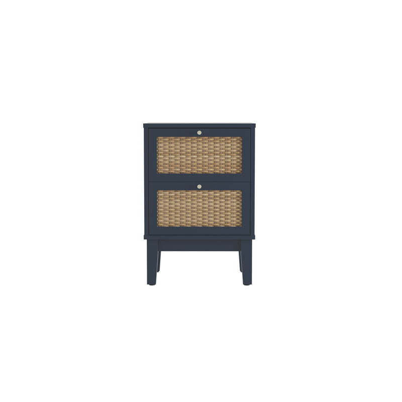 BORDEAUX 2 DRAWER BEDSIDE CABINET