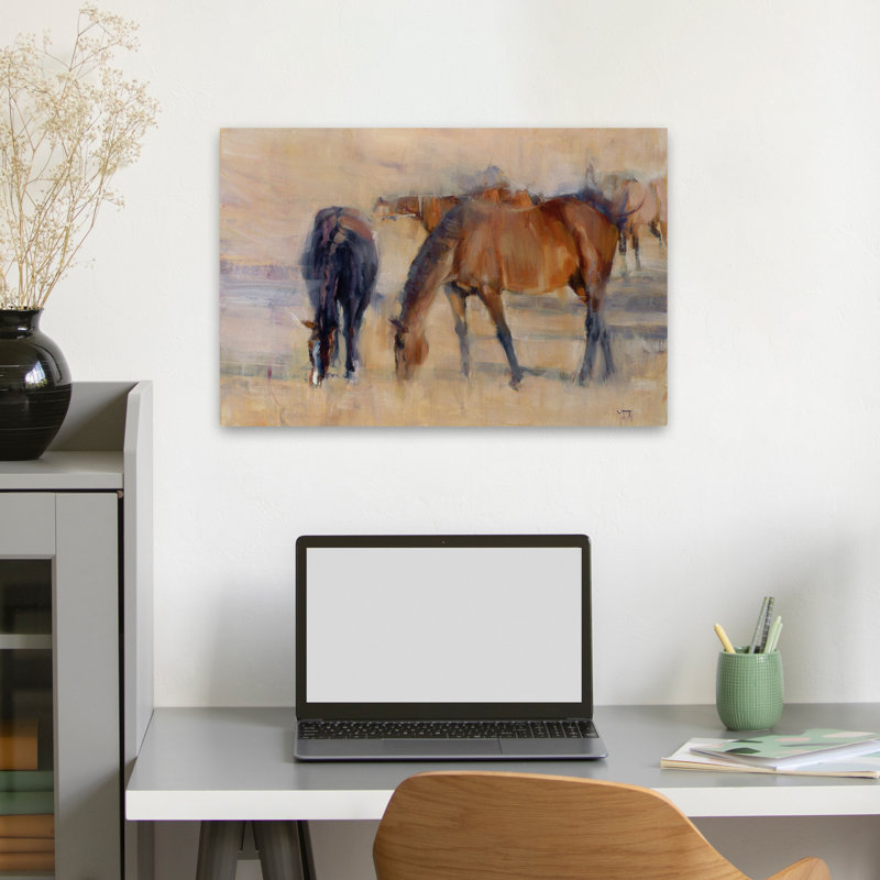 Kentucky Morning 1 - animaux, chevaux, H 16 po x l 24 po