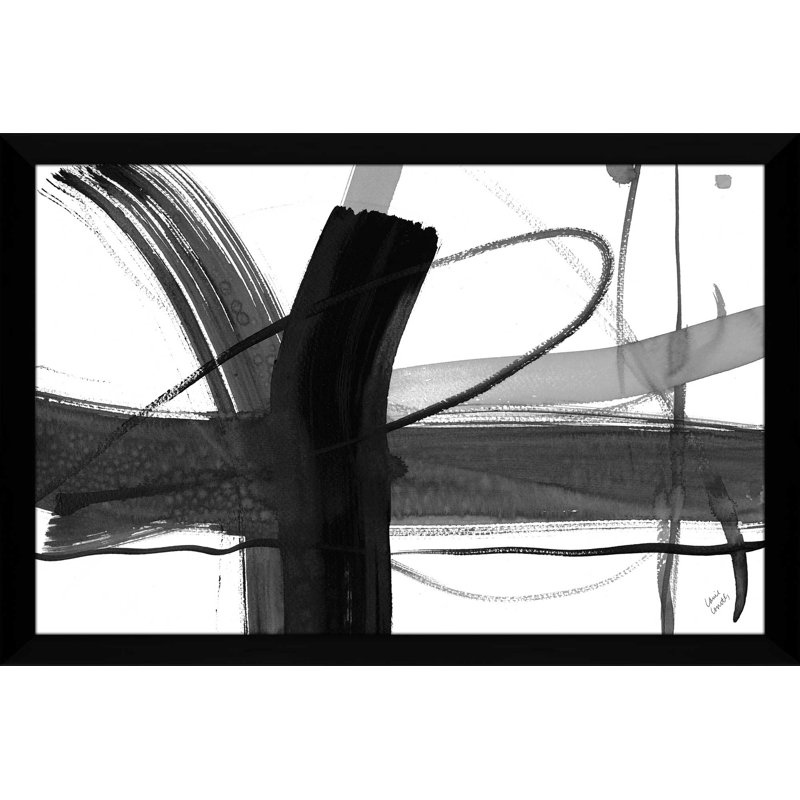 « urban vibe i », reproduction de peinture à l’acrylique encadrée, H 37,5 po x l 37,5 po x P 1 po