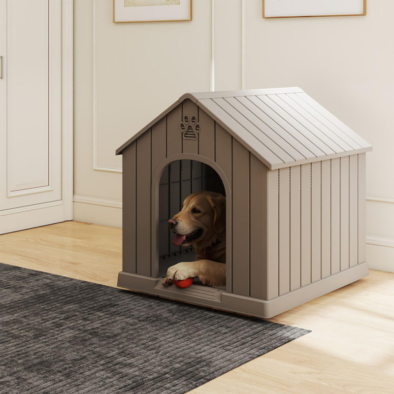 Niche pour chien Yardgrace, Gris