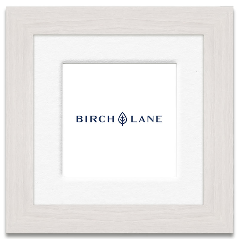 Cadre photo simple Arkhurst, Blanc, 10 po x 10 po, 5 po x 5 po