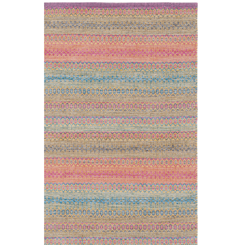 Tapis en coton tissé à plat Lindsae, Rectangle 3 pi x 5 pi