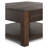 Monroe 38"W Solid Acacia Wood Rustic Square Coffee Table with 2 Drawers and Open Shelf-12130260