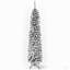 Arbre de Noël artificiel enneigé 6 pi de hauteur 6 pi, arbre de Noël mince avec branches réalistes et 395 pointes