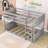 Twin Over Twin Wood Floor Bunk Bed With Safety Guardrails & Ladder-391772342