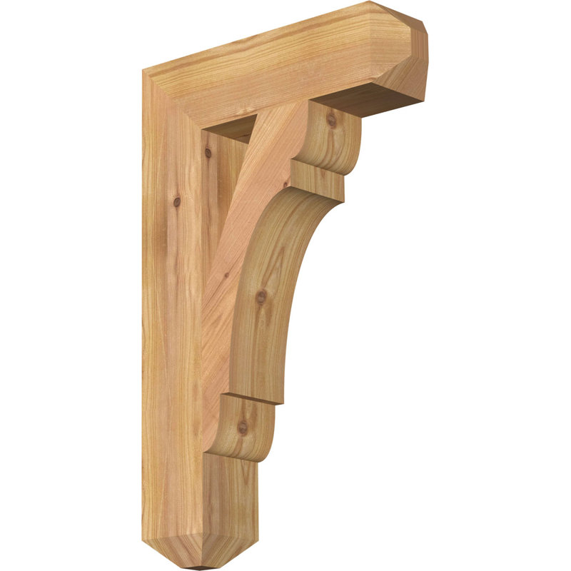 Support pour artisan olympique, Cèdre rouge de l'Ouest (lisse), H 22 po x l 3,5 po x P 14 po
