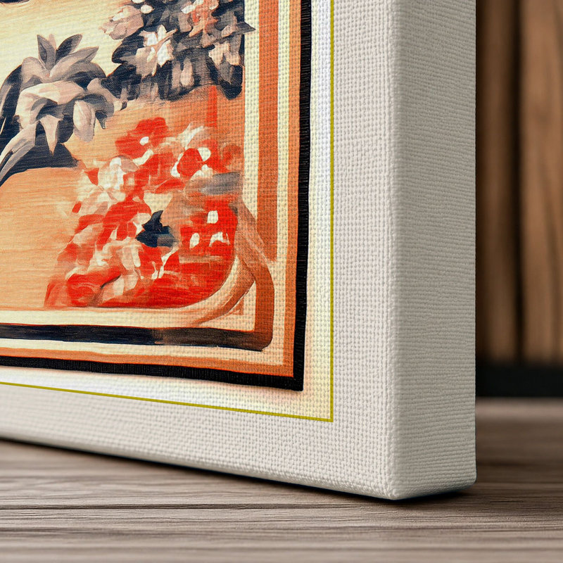Ceremonial Elephant Vintage - Print, 30x20 - 76.2 x 50.8 cm, Cream Border