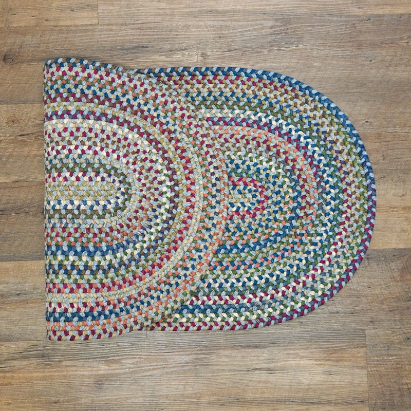 Laine Cloverdale multicolore, Ovale 2 pi 6 po x 11 pi